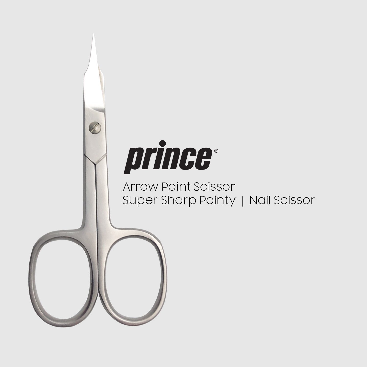 Arrow Point Nail Silver Pearl-Matte Scissor - Princelash