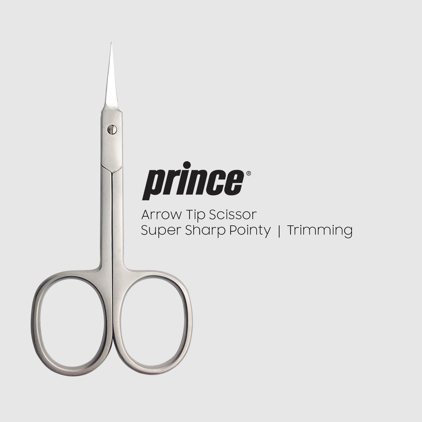 Arrow Tip Silver Pearl Matte Scissor - Princelash
